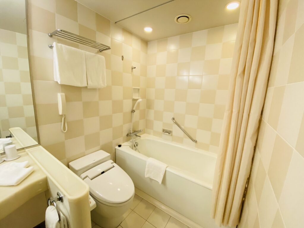 東京ドームホテル　ツインルームA 浴室