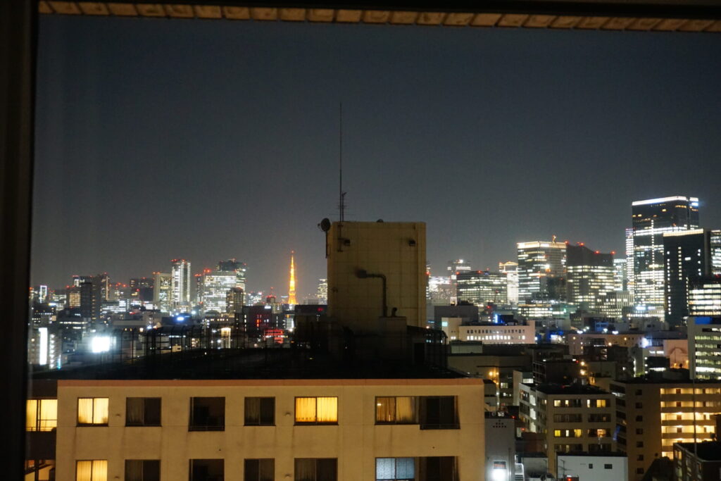 ロイヤルパークホテル客室からの景色