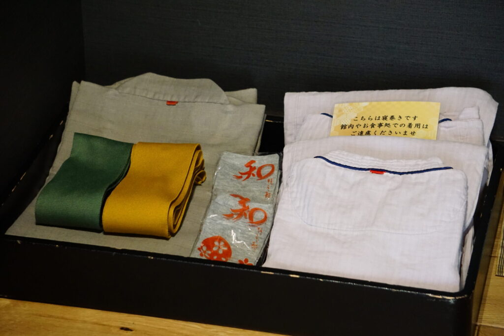 作務衣と寝巻き