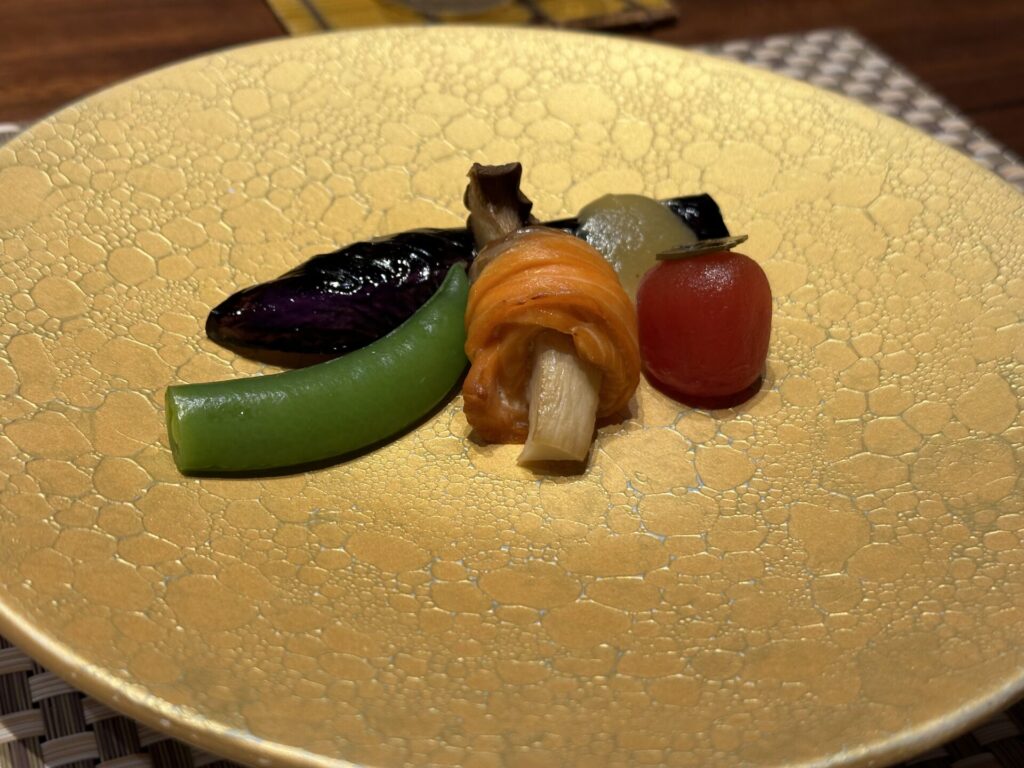 秋鮭のエリンギ巻き