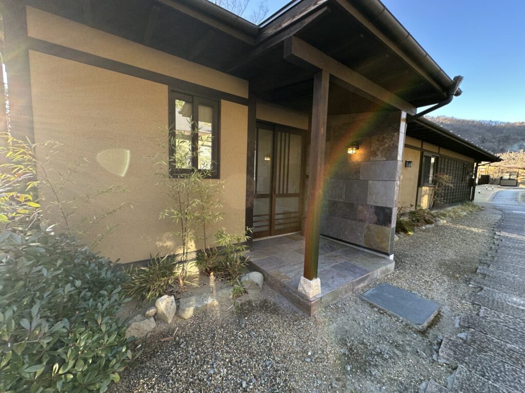 別邸坐忘の客室「二藍」の外観